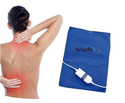 Almohadilla electrica calor 60W espalda y lumbares 3 niveles temperatura 40x32cm