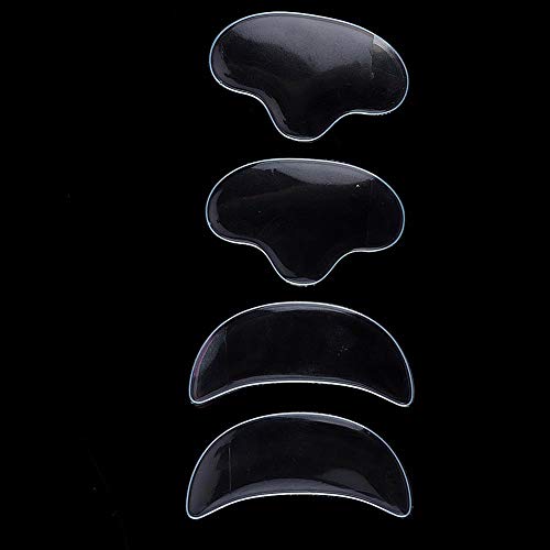Almohadilla Para La Frente, 4pcs Arrugas Adhesivas Para El Lifting Facial De Silicona Que Comprimen Los Parches Para La Cara Frontal, Para La Frente y Las Cejas, Prevención De Arrugas Y Frente