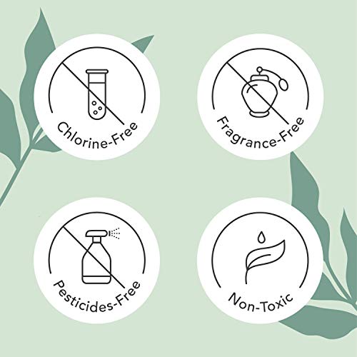 Almohadillas de algodón orgánico para menstruación de Rael, tamaño grande, extradelgado, con alas, certificadas