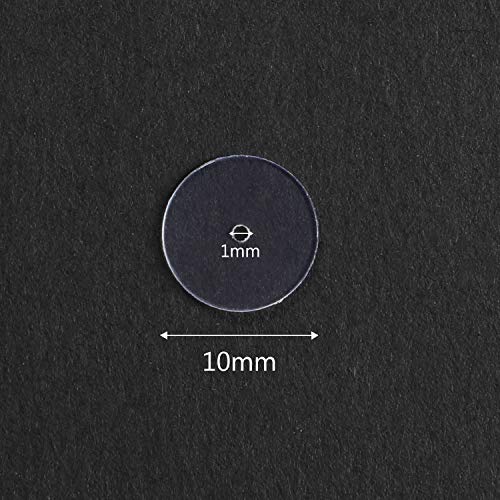 Almohadillas de Disco Transparentes para Estabilizar Aretes, Discos de Plástico para Espaldas de Pendiente (200)