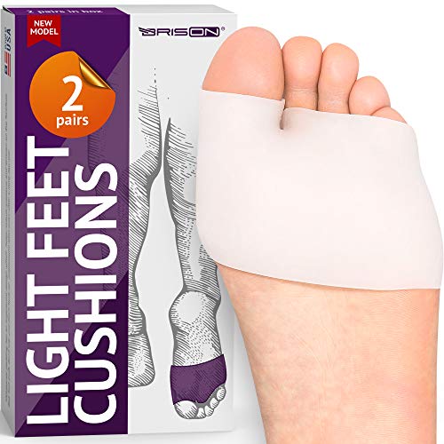 Almohadillas Metatarsianas - Almohadillas de Gel Suaves de Silicona Reutilizables Para el Antepié Protección Original y Alivio del Dolor Prevención y Alivio del dolor de Callos y Ampollas