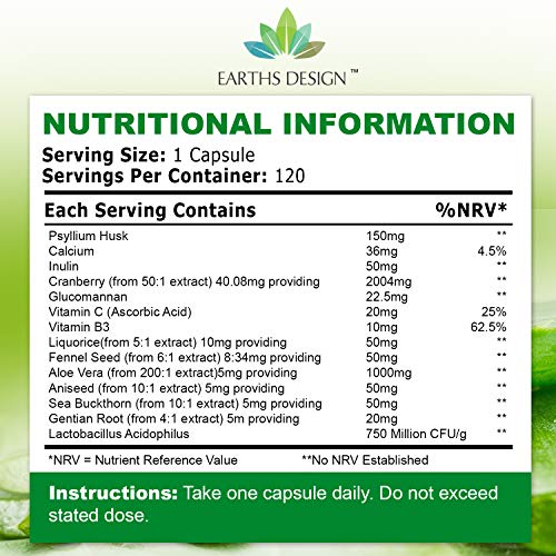 Aloe Vera - Pastillas de Aloe - Suplemento de Máxima Concentración - Para Hombres y Mujeres - Apto Vegetarianos - 120 Pastillas de Earths Design