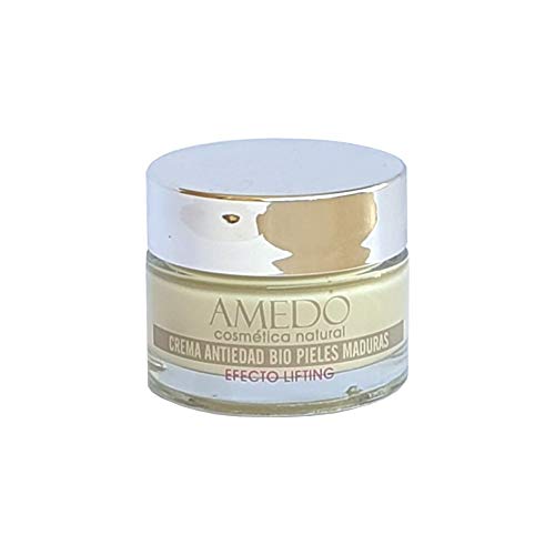 ALTAMENTE EFECTIVA - CREMA BIO PIELES MADURAS EFECTO LIFTING - Crema natural, antiedad, efecto lifting para la cara, cuello y escote. Tratamiento antiarrugas unisex. Día y noche, 50 ml