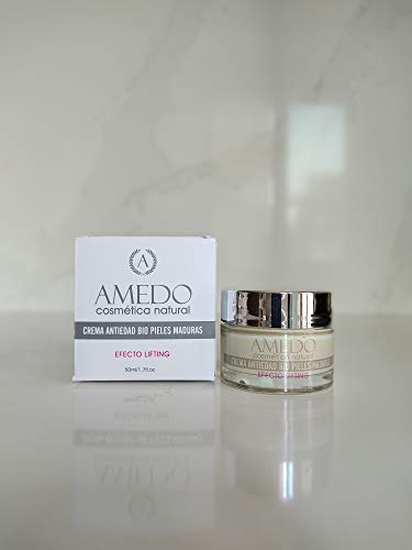 ALTAMENTE EFECTIVA - CREMA BIO PIELES MADURAS EFECTO LIFTING - Crema natural, antiedad, efecto lifting para la cara, cuello y escote. Tratamiento antiarrugas unisex. Día y noche, 50 ml