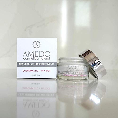 ALTAMENTE EFECTIVA - CREMA CON COENZIMA Q10 MAS PEPTIDOS - Crema hidratante, antienvejecimiento, para pieles jóvenes con primeros signos de envejecimiento - 50 ml