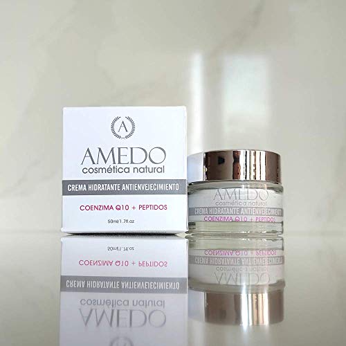 ALTAMENTE EFECTIVA - CREMA CON COENZIMA Q10 MAS PEPTIDOS - Crema hidratante, antienvejecimiento, para pieles jóvenes con primeros signos de envejecimiento - 50 ml