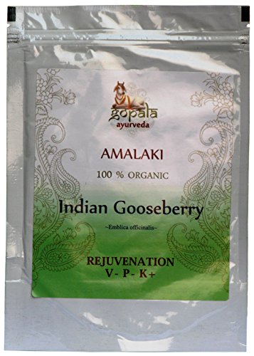 Amalaki en polvo (Emblica officinalis), Planta de rejuvenecimiento ayurvédico tradicional, Regeneración celular, Sumplemento vitamina C natural, Certificado ecológico , 100% Vegano, En polvo (250 gr)