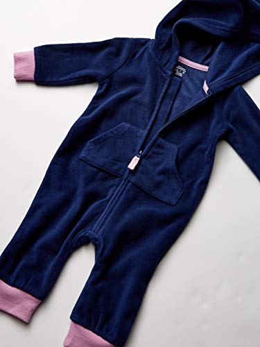 Amazon Essentials 2-Pack Microfleece Hooded Coverall Fashion-Hoodies, Gato, 12 Meses