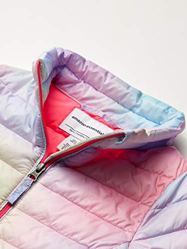 Amazon Essentials Hooded Puffer Jacket Outerwear-Jackets, Rosa Degradado, Large