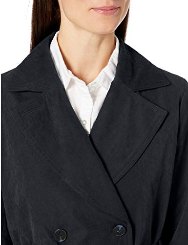 Amazon Essentials Water-Resistant Trench Coat Outerwear-Jackets, Negro Pizarra, US XL (EU 2XL)