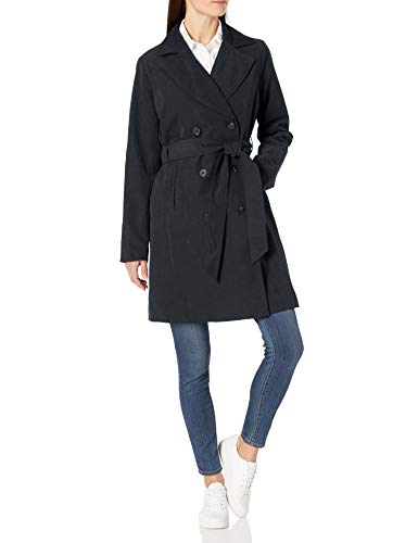 Amazon Essentials Water-Resistant Trench Coat Outerwear-Jackets, Negro Pizarra, US XL (EU 2XL)