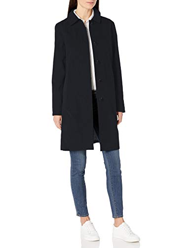 Amazon Essentials Water-Resistant Trench Coat Outerwear-Jackets, Negro Pizarra, US XS (EU XS - S)
