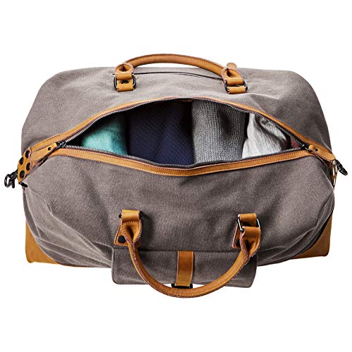 AmazonBasics - Bolsa de lona, Gris claro