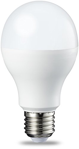 AmazonBasics Bombilla LED Esférica E27, 14W (equivalente a 100W), Blanco Cálido - 2 unidades