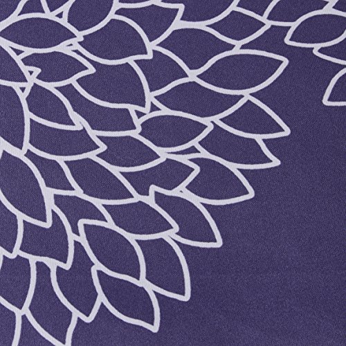 AmazonBasics - Juego de funda nórdica de microfibra ligera de microfibra, 260 x 220 cm, Floral morado (Purple Floral)