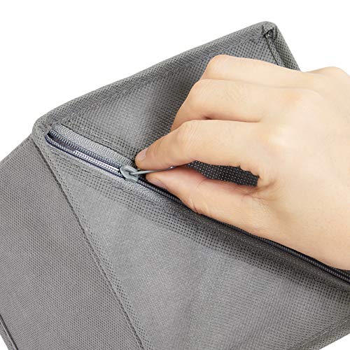 AmazonBasics – Organizadores para ropa para cajón, Juego de 6 unidades