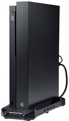 AmazonBasics - Plataforma de soporte vertical y USB 3.0 para Xbox One X, Negro
