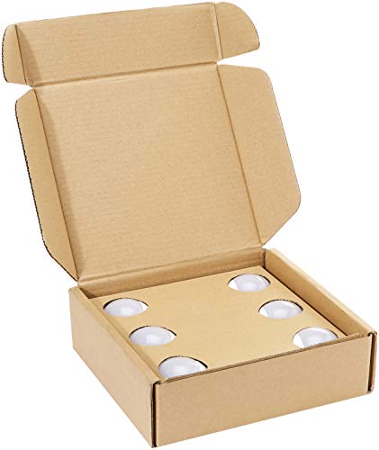 AmazonBasics Professional - Bombilla de tipo Edison LED, casquillo E27, equivalente a 100 W, blanco frío - juego de 6