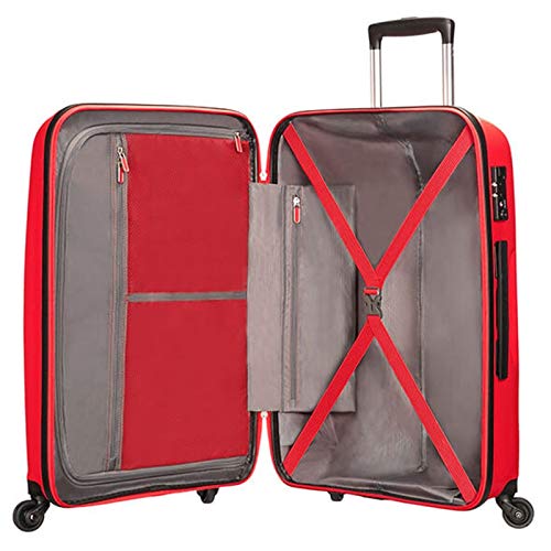 American Tourister - Bon Air - Spinner Equipaje de mano 55 cm, 32 L, Rojo (Magma Red)