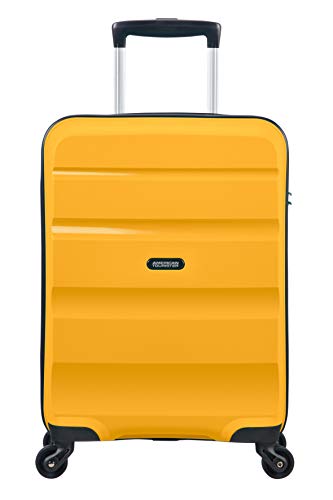 American Tourister Bon Air - Spinner Small Strict Equipaje de Mano, 55 cm, 31.5 Liters, Amarillo (Light Yellow)