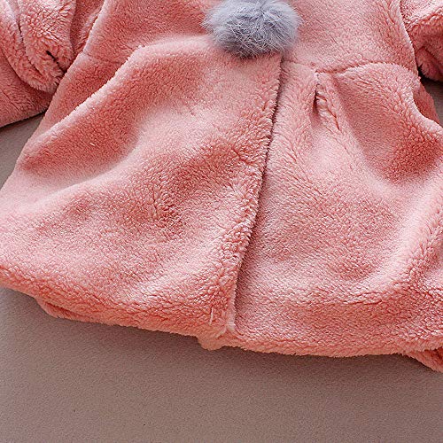 Amlaiworld Abrigos Bebe niñas,Chaqueta con Capucha de Orejas de Conejo de Venonat para niños niñas Bebé Ropa Bebé Otoño Invierno Grueso Capa Abrigos para Bebés Niña Recién Nacido