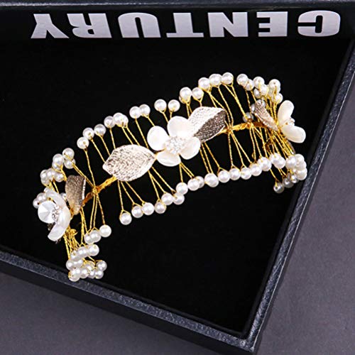 Amosfun 1 unid flor del aro del pelo creativo foto de la boda accesorios para el cabello accesorios para el cabello tocado para mujeres novia dama de honor