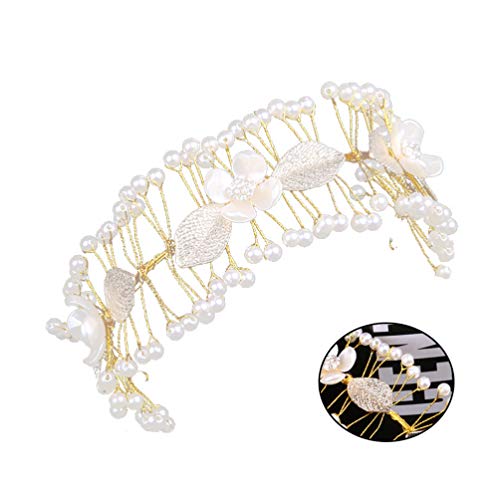 Amosfun 1 unid flor del aro del pelo creativo foto de la boda accesorios para el cabello accesorios para el cabello tocado para mujeres novia dama de honor