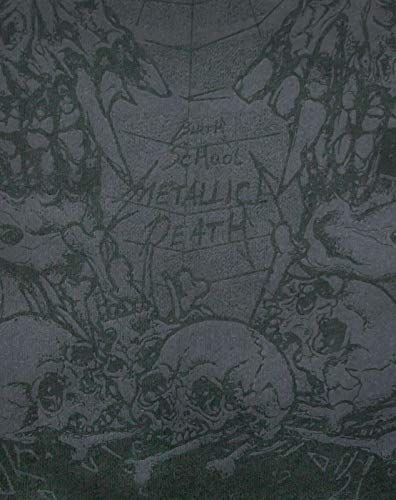 Amplified Metallica-The Black Album Camiseta, Gris (Charcoal CC), M para Hombre