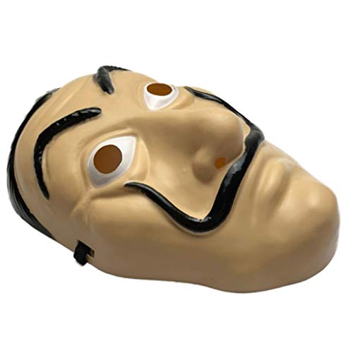Amycute Máscara de Salvador Dali Careta Cosplay Disfraz Máscara de Fiesta de Halloween (Plástico)
