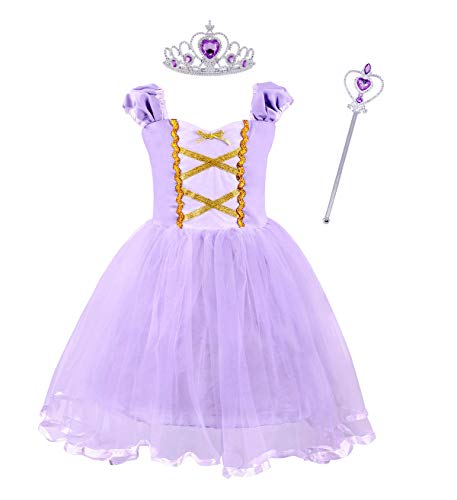 AmzBarley Disfraz Carnaval Traje Princesa Vestido Niña Halloween Navidad Fiesta Cosplay Costume Niñas Chicas