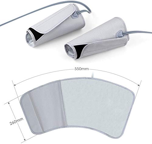 Amzdeal Masajeador para Piernas y Brazos Recargable de Presión Eléctrico con 3 Niveles de Intensidad Ajustables de Masaje