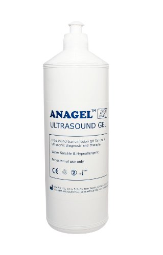 Anagel - Gel conductor de ultrasonidos para monitor fetal Doppler (1 L)