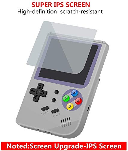 Anbernic Consolas de Juegos Portátil , RG300 Consola de Juegos Retro Game Console OpenDingux Tony System Built-in 3007 Juegos , 3.0 Pulgadas IPS Videojuegos Portátil - Gris