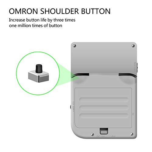 Anbernic Consolas de Juegos Portátil , RG300 Consola de Juegos Retro Game Console OpenDingux Tony System Built-in 3007 Juegos , 3.0 Pulgadas IPS Videojuegos Portátil - Gris