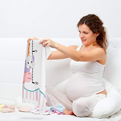 ANBET Bebé Manta Mensual Hito, Fotografía de Fondo para recién Nacidos Pegatinas y Corona mensuales para niños niñas - 120 × 120 cm