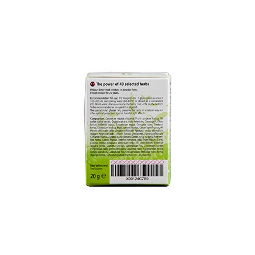 Ancenasan® herbal 20 g à partir de 49 herbes médicinales et herbes amères sous forme de poudre