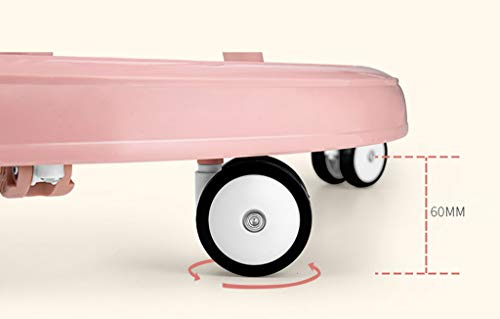Andador Para Bebés Trolley Para Caminar Anti-o-piernas Rollover Multifunción Plegable Ajustable Por 6-18 Meses Bebé Infantil Niño Y Niña D