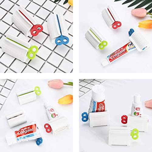 ANDERK Paquete de 6 Apretadores de Tubos, Exprimidor de tubos de plástico, Dispensador de Pasta de Dientes, para Pasta de Dientes Pintar Cabello Colorante Crema de Manos