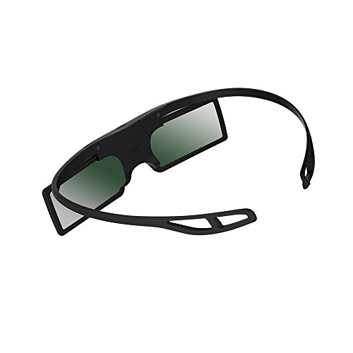 Andoer® G15-DLP Gafas de Obturador Activo 3D 96-144Hz para Proyector LG/BENQ/Acer/Sharp/Panasonic DLP Link 3D