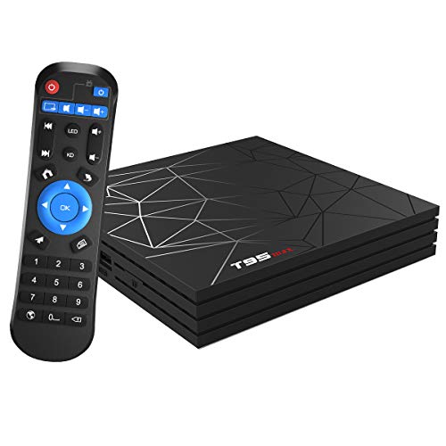 Android TV Box，T95 MAX Android 9.0 TV Box 4GB RAM/32GB ROM H6 Quad-Core Soporte 2.4Ghz WiFi 6K HDMI DLNA 3D Smart TV Box