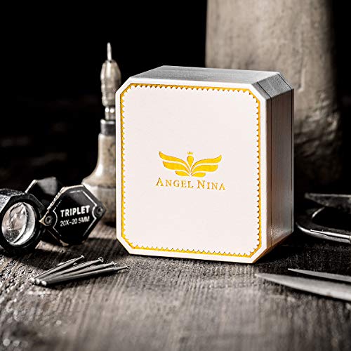 ANGEL NINA pulseras mujer plata de ley cristal de Swarovski pulseras mujer baratas tous mujer joyeria regalos originales para mujer mama profesores regalos cumpleaños aniversario