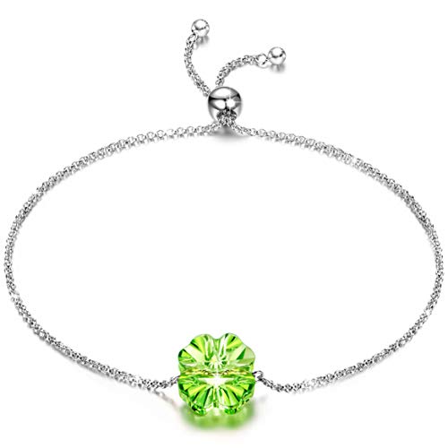 ANGEL NINA pulseras mujer plata de ley cristal de Swarovski pulseras mujer baratas tous mujer joyeria regalos originales para mujer mama profesores regalos cumpleaños aniversario