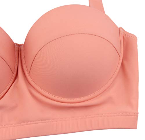 Angerella Mujer Vintage Cuello Halter Talle Alto Ruched Bikini Set,2X-Large