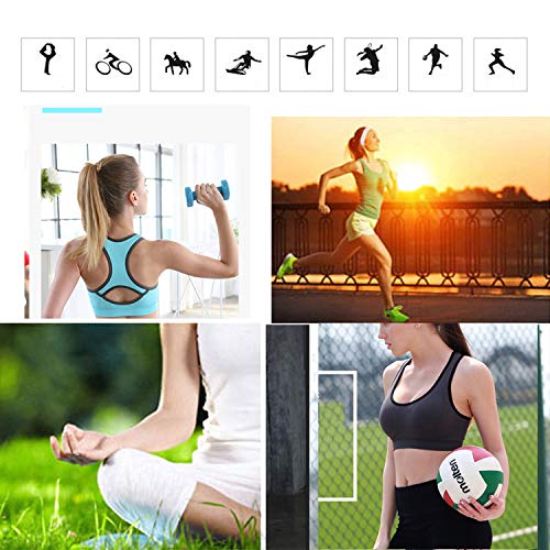 ANGOOL Sujetador Deportivo Almohadillas Extraíbles Yoga Run Bra para Mujer