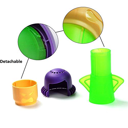 Angry Mama Limpiador de microondas, limpiador a vapor para horno microondas, vaporizador de mamá enojada que limpia las manchas de suciedad fácilmente en minutos con vinagre y agua