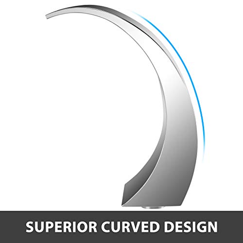 Anhon Fuente Cascada para Piscina Acero Inoxidable Fuente Estanque 30x60x45 cm, Fuentes de Piscina de Plata