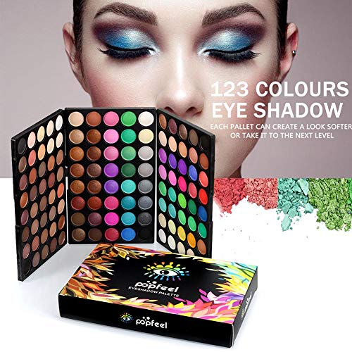 aniceday Paleta De Sombras De Ojos Impermeable De Larga Duración Sombra De Ojos Maquillaje Kit De Cosméticos 120 Colores