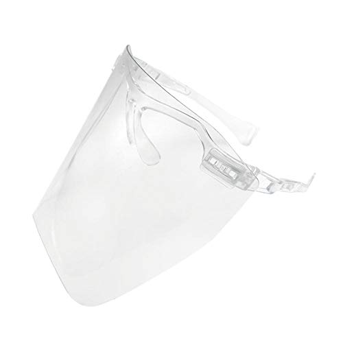aniceday Visera De Escudo Protector Facial con Marco De Gafas Cocina Tablero Protector Transparente para Cocinar