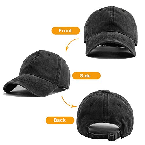 ANIDOG Decorativo Todo lo Que Necesito es café y rímel Gorras de béisbol clásicas Sombreros de Vaquero Adultos Unisex