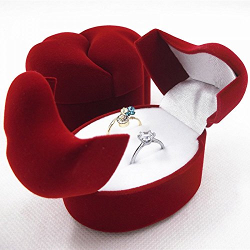 Anillos de compromiso, con grabado personalizable, de titanio, circonitas y diamante